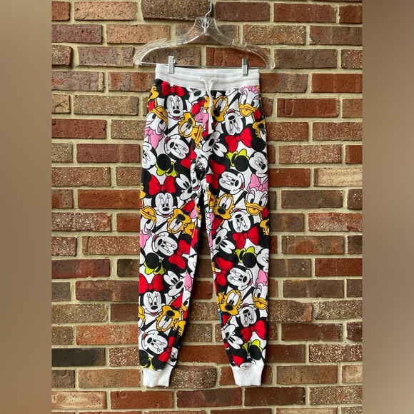 Disney Mickey and Friends Big Head All Over Print Joggers Sz XS (1) - Picture 2 of 11